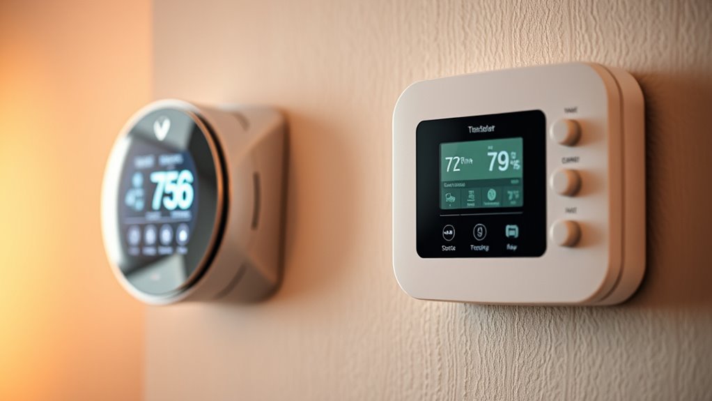 smart and programmable thermostats