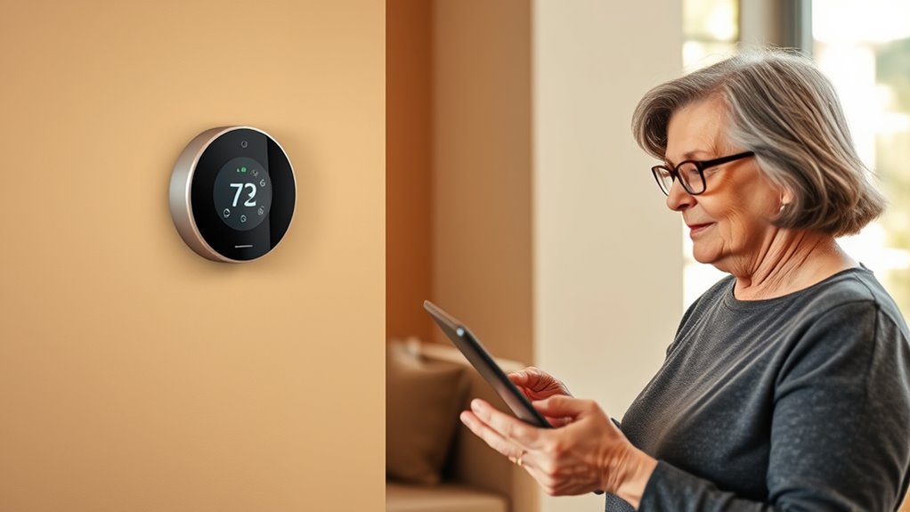 smart elderly care thermostats