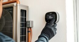 smart heat pump thermostat installation