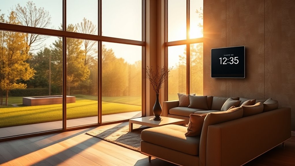 smart heating window integration