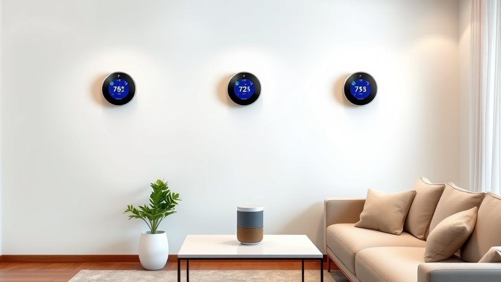 smart thermostats voice control