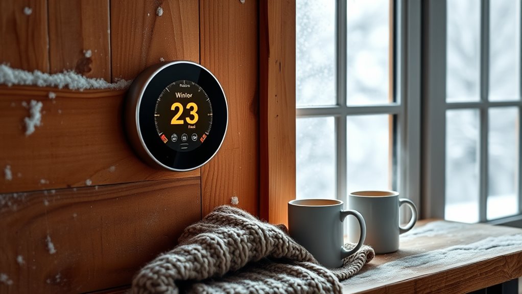 smart winter thermostat adjustments