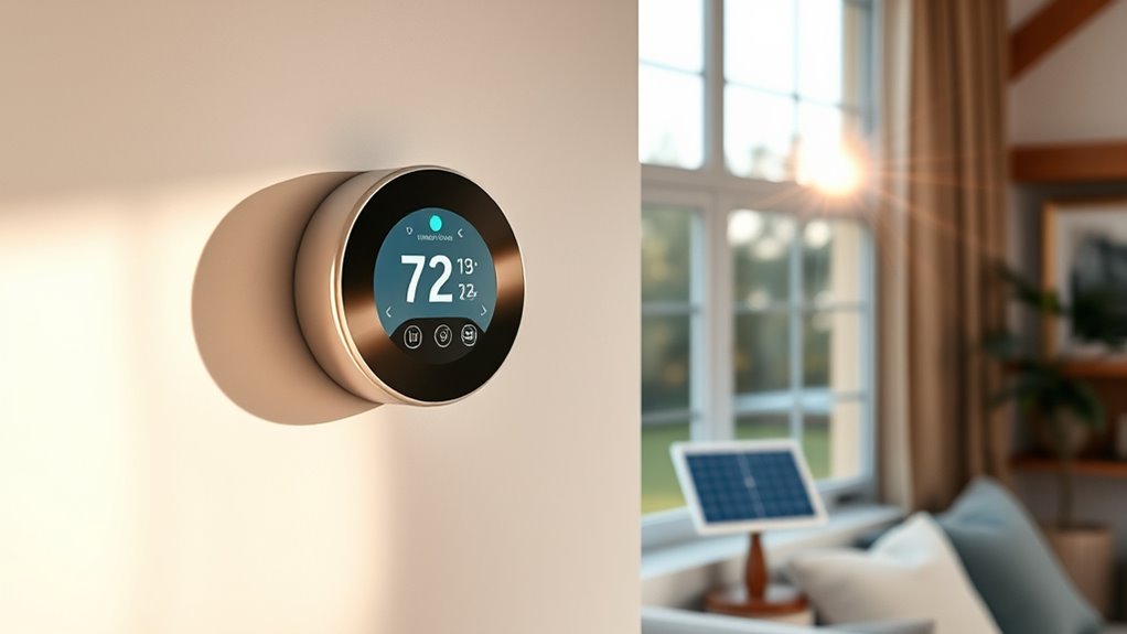 solar compatible smart thermostat