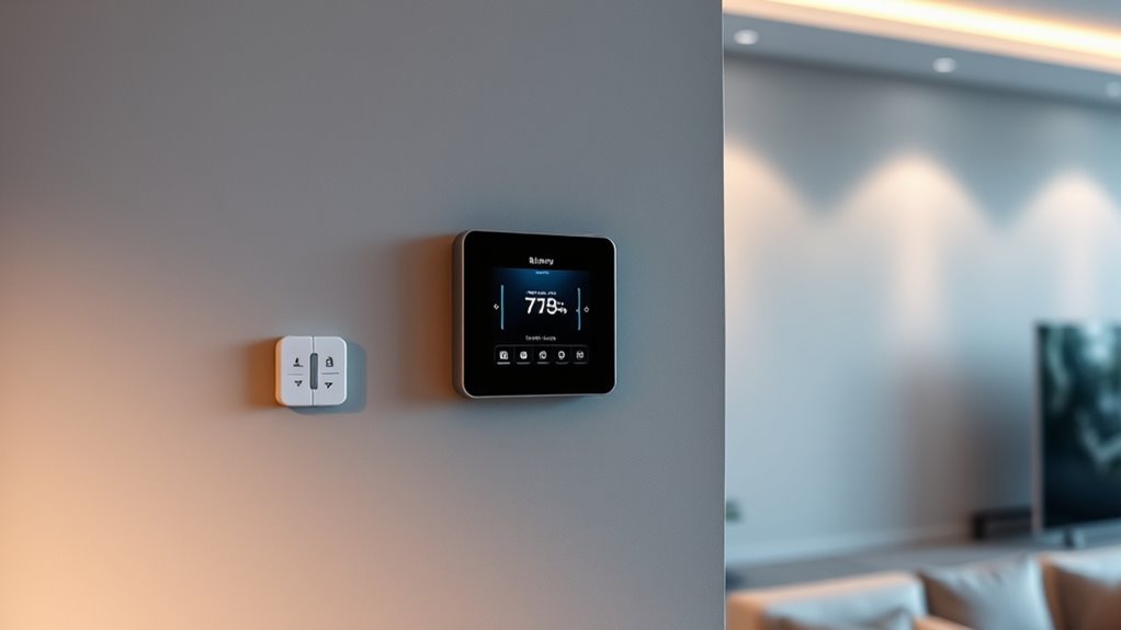 syncing thermostats with alarms