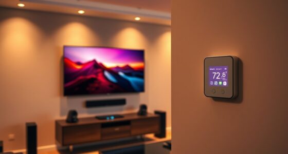 thermostat and theater sync