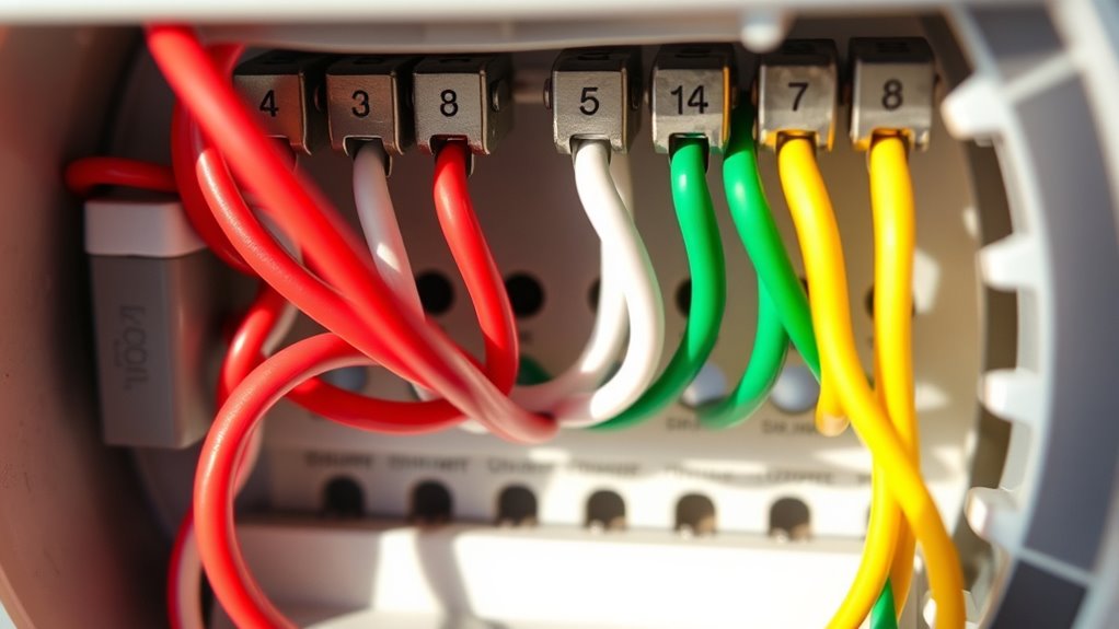 thermostat wiring color codes