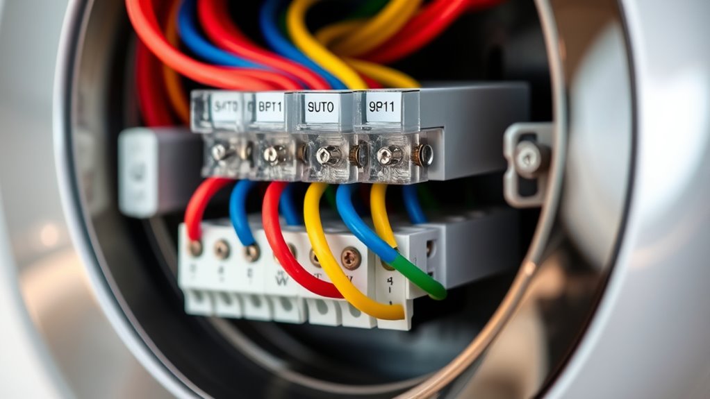 thermostat wiring label guide