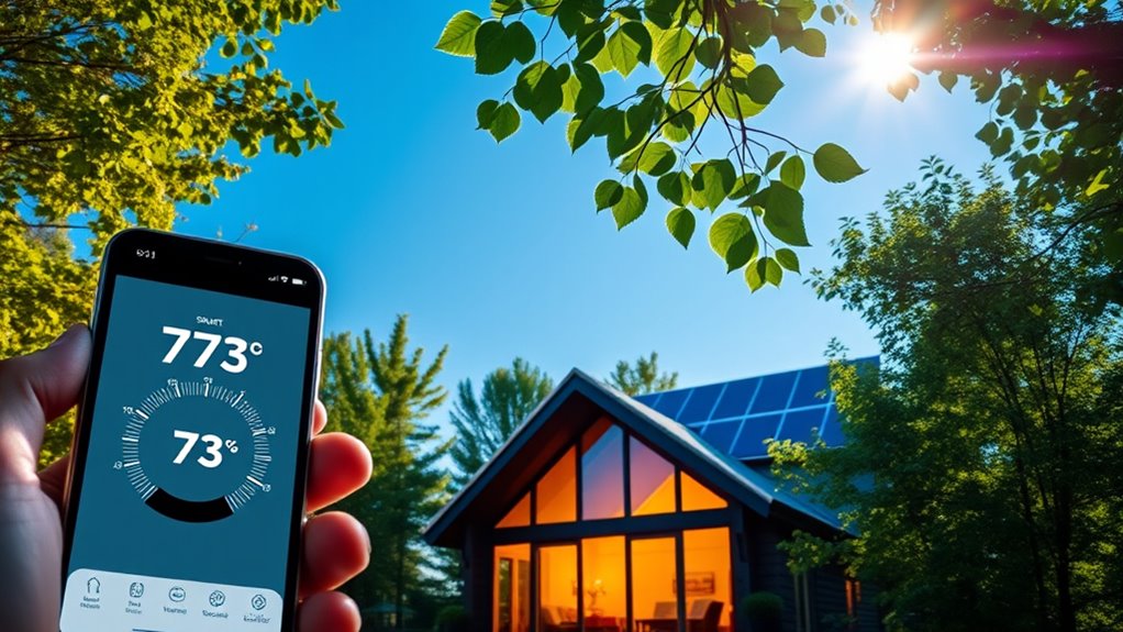 vacation property thermostat savings