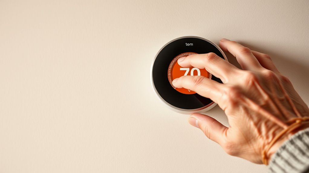 voice controlled energy efficient thermostats