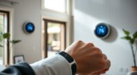 wearable control of thermostats