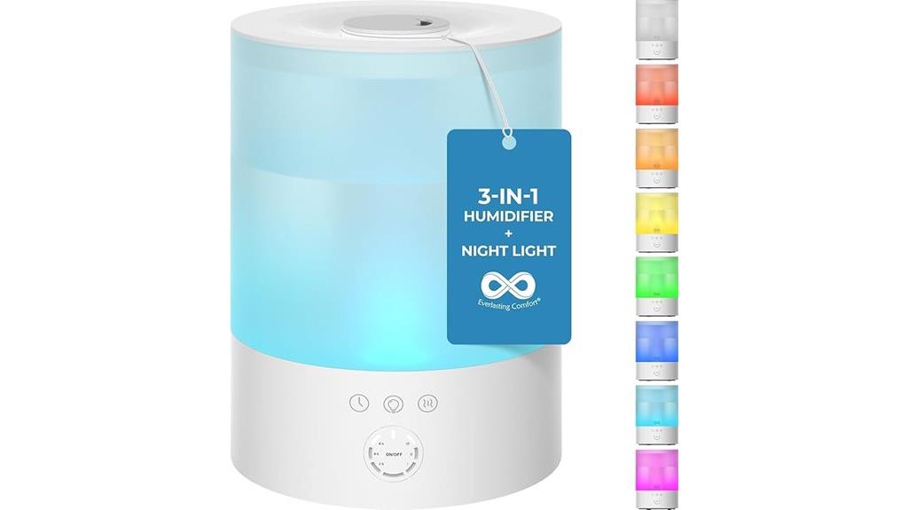 cool mist humidifier 2 5l