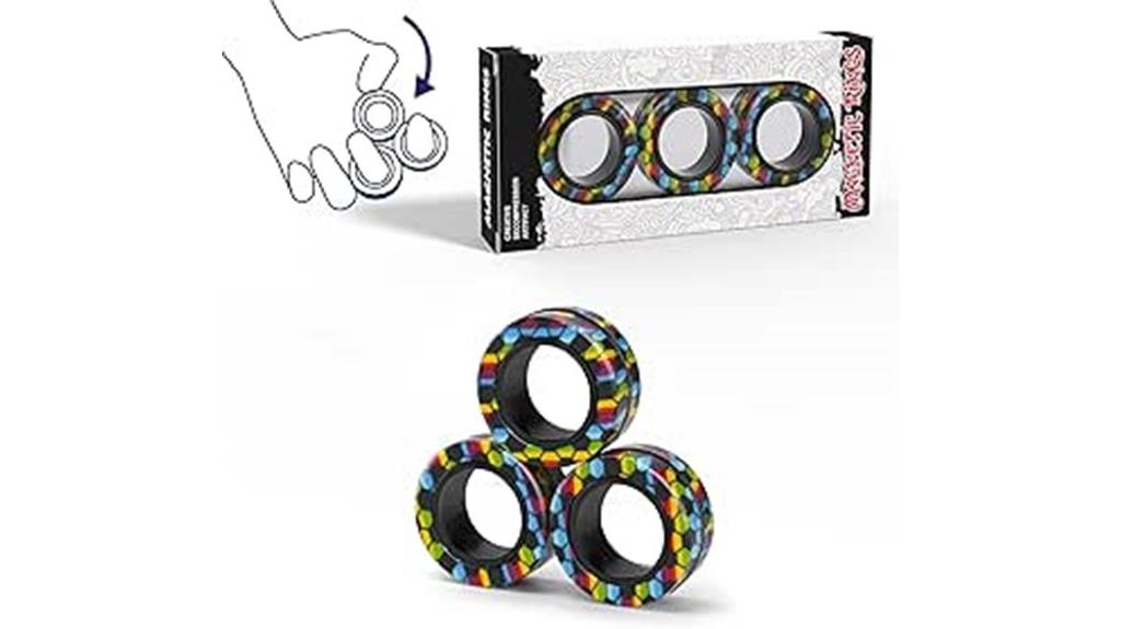 magnetic ring fidget set