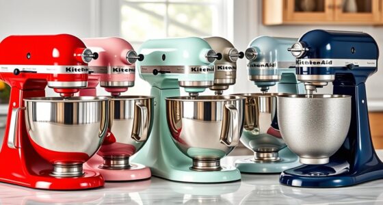 top kitchenaid mixer colors