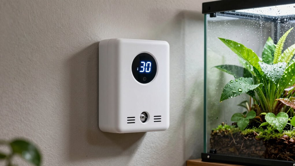 sensor based humidity regulation