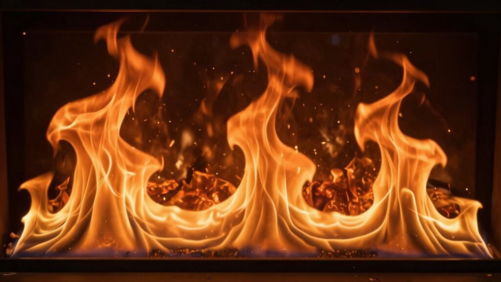 decorative flames lack heating power