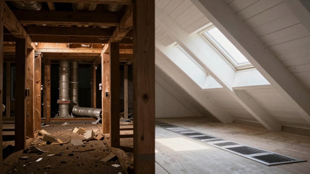 different spaces different ventilation