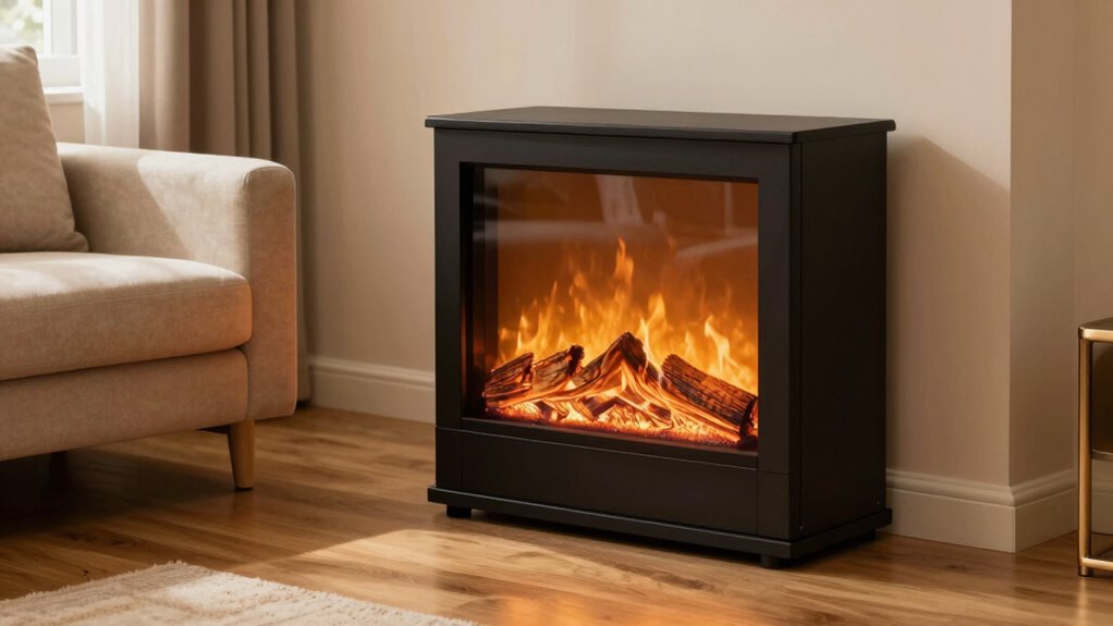 electric fireplace operating costs
