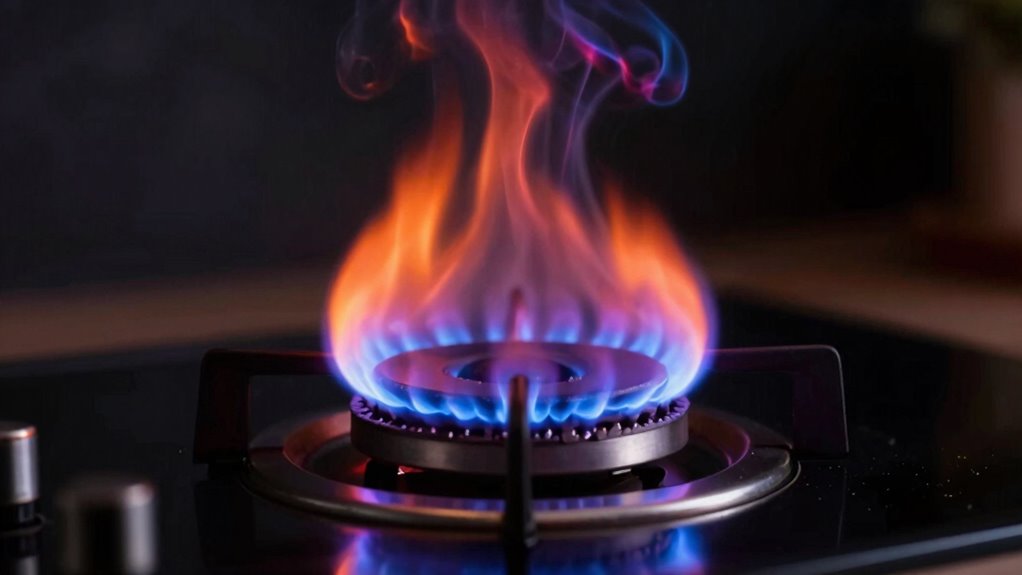 flame appearance and safety