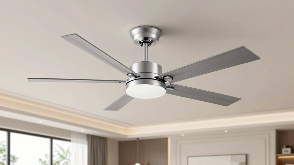 large room ceiling fan size