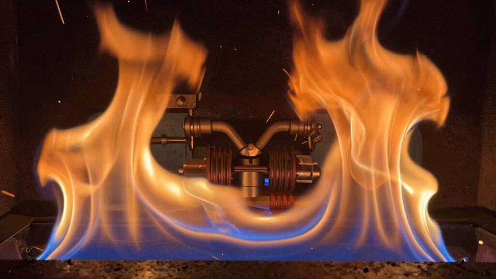 optimize fireplace heat efficiency