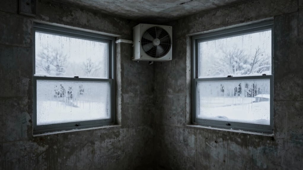 ventilation prevents window frost