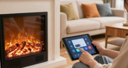 8 Best App-Controlled Electric Fireplaces for Family Rooms in 2026