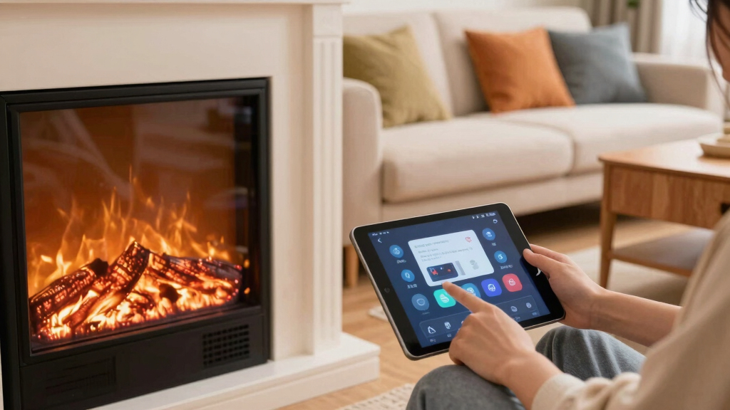 8 Best App-Controlled Electric Fireplaces for Family Rooms in 2026