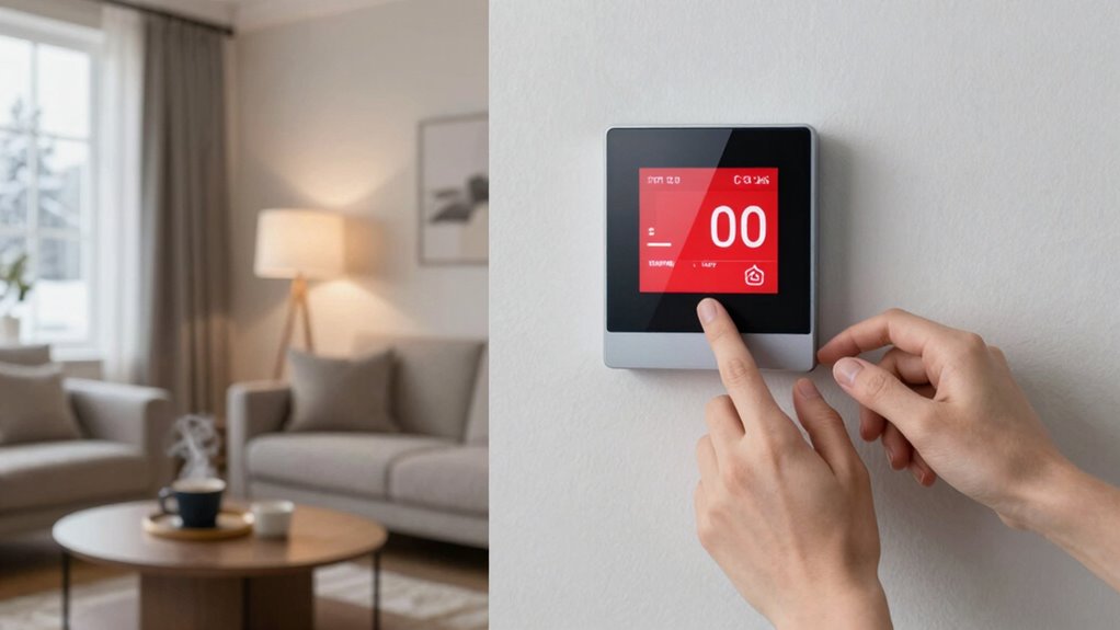 adjust thermostat sensitivity settings
