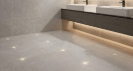 comfortable heated bathroom floors