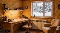 efficient heating comfortable workspace