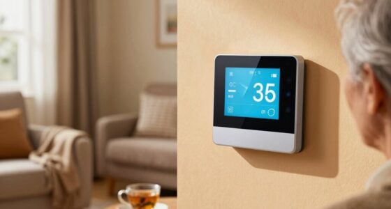 elderly friendly smart thermostat features
