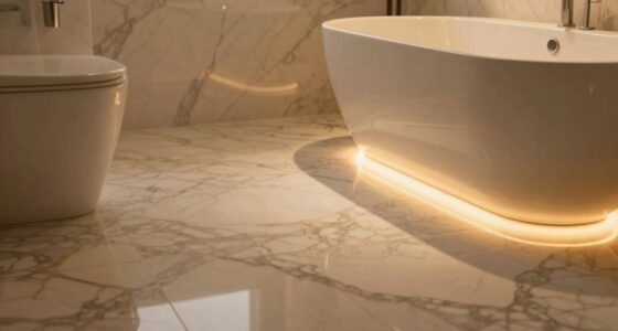 luxurious heated floor upgrade