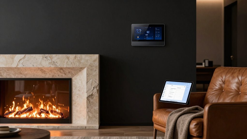 smart efficient fireplace control