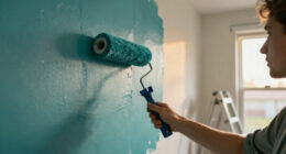 A “Boring, Unenthusiastic” Bedroom Got a Bold Accent Wall in Just 2 Days