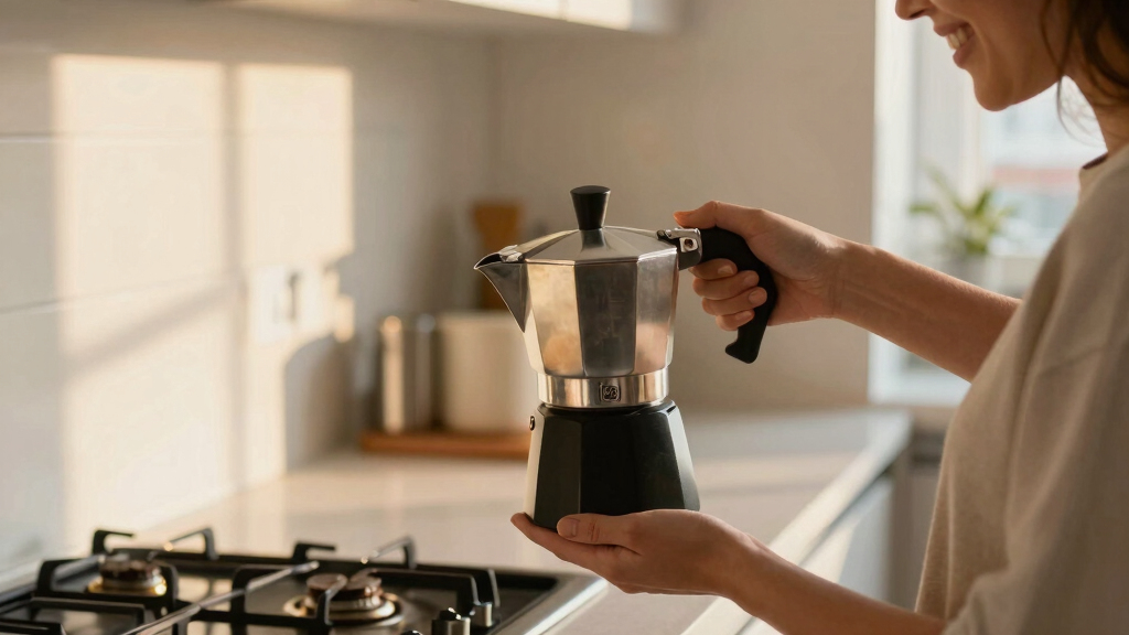 ALDI's New $10 Moka Pot Is the Designer-Look Coffee Upgrade That Belongs on Every Modern Kitchen Counter
