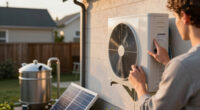 Home cooling panel based on PV and waste cooking oil