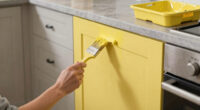 This Bold Paint Choice Turned a Kitchen Eyesore Into a Major Design Feature