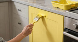 This Bold Paint Choice Turned a Kitchen Eyesore Into a Major Design Feature