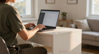 This Small Home Didn’t Have Room for an Office — An IKEA Cabinet Solved That