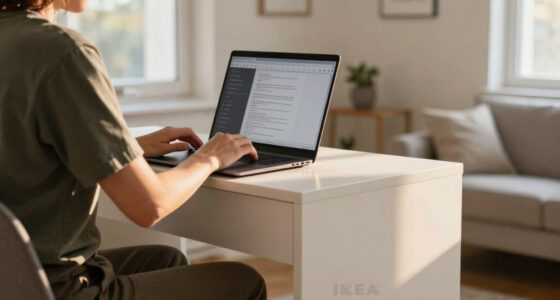 This Small Home Didn’t Have Room for an Office — An IKEA Cabinet Solved That