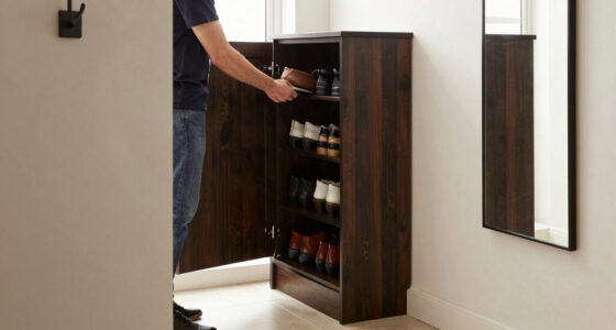 This Stylish Shoe Cabinet Transforms Narrow Entryways (It Can Hold Up To 30 Pairs!)