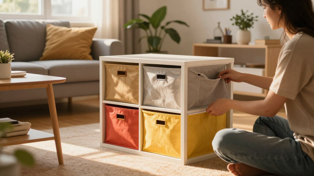 IKEA’s $13 Storage Gem Solved My Small Living Room Problems