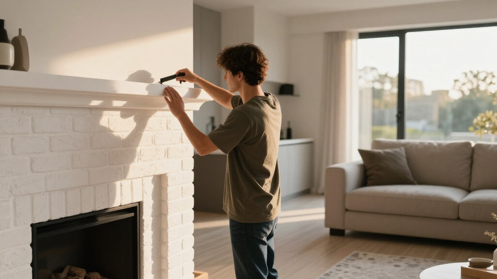 They Removed The Living Room’s Brick Fireplace — And They Don’t Regret It