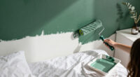 A Bright White Bedroom Is Now A Green Cocoon “Inspired By The Forest”