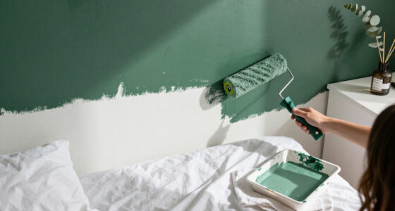 A Bright White Bedroom Is Now A Green Cocoon “Inspired By The Forest”