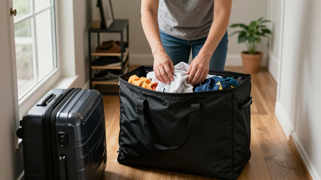 This Quince Expandable Tote Holds Everything My Suitcase Can’t On Flights