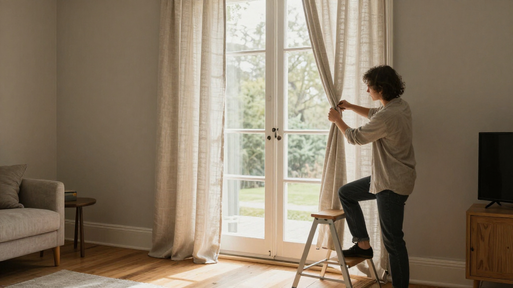 Say Goodbye To Traditional Curtain Rods: There's An Easy DIY With A Great Result