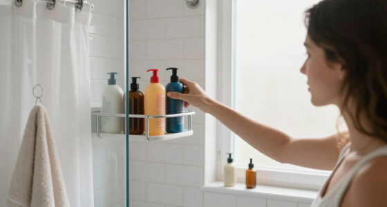 Skip Traditional Shower Curtains: Add Storage To Small Baths With A Space-Saving Alternative