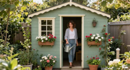 Wayfair's "Grown-Up Dollhouse" Shed Looks More Like A Storybook Cottage Than A Storage Space